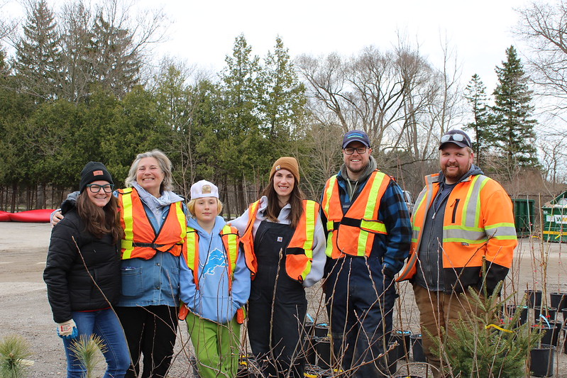 Group of people working at the Tree Power Program