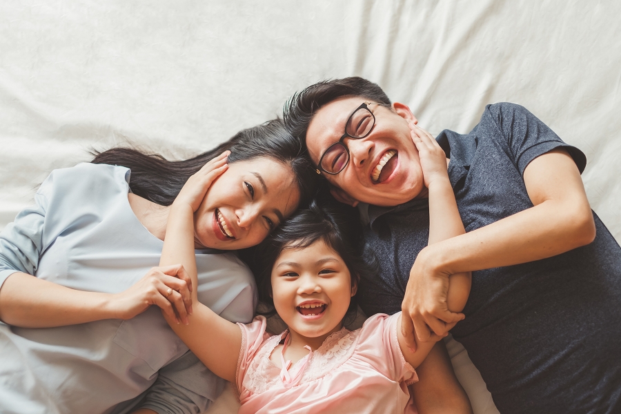 Family Family laughing together
