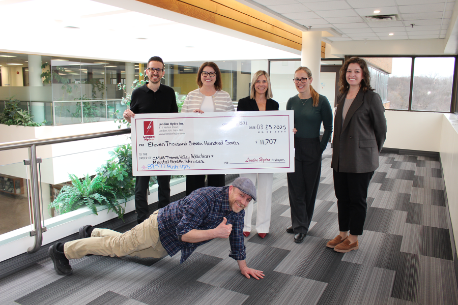 Fundraising Cheque Presentation