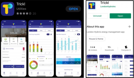 Google Play and App Store Get Screen Examples