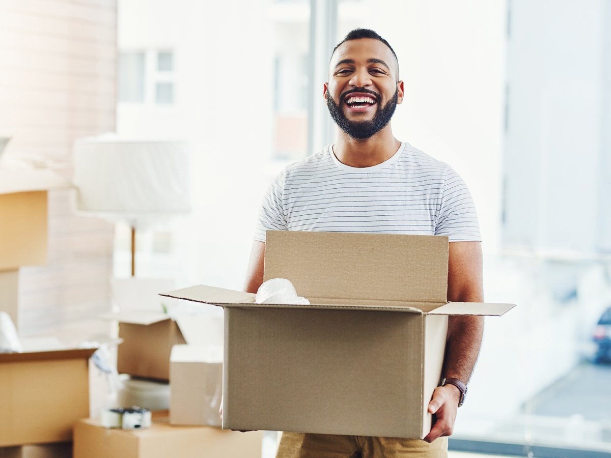 Man holding a box