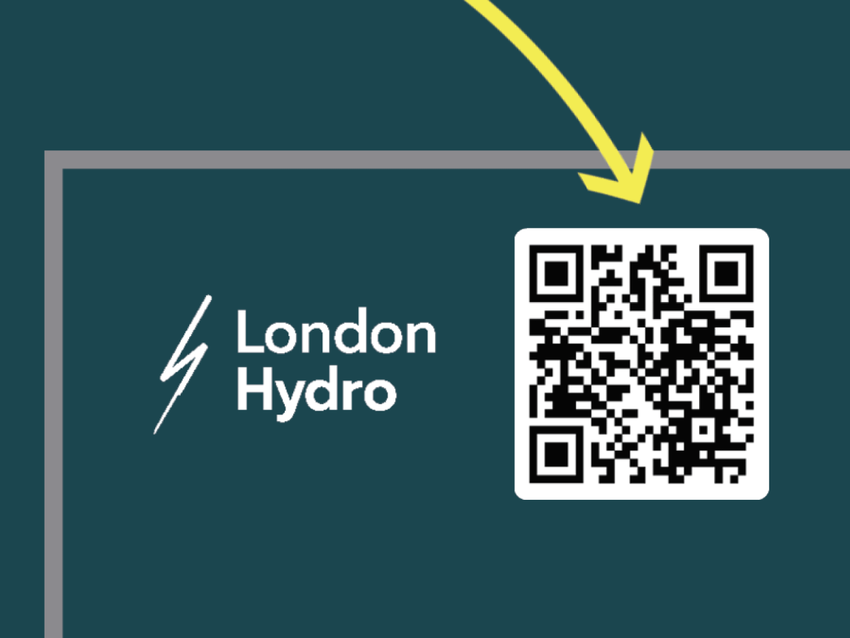 Stylized version of a London Hydro bill